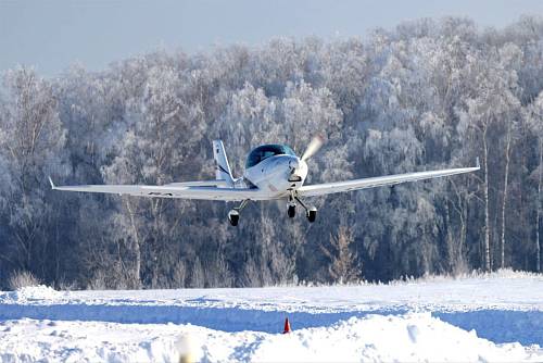 Учебный полет на самолете